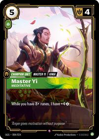 Master Yi, Meditative